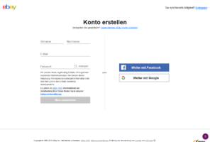 De mein einloggen ebay eBay Deutschland: